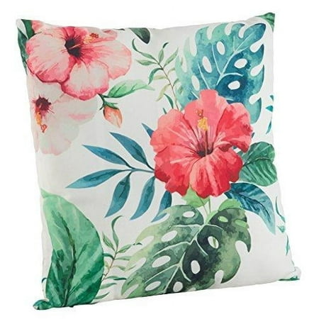 Fennco Styles Home Indoor Outdoor DÃ©cor Tropical Print Throw Pillow