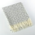 thumbnail image 1 of Fennco Styles Jacquard Design Throw Blanket - 3 Colors (Grey), 1 of 2