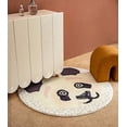 thumbnail image 1 of Fennco Styles Kids Cartoon White Panda Shag Area Rug 32" Round - Animal Design Soft Non-Slip Fleece Play Mat for Boys Girls Bedroom Décor, Kids Playroom, Living Room, Nursery Décor, 1 of 3