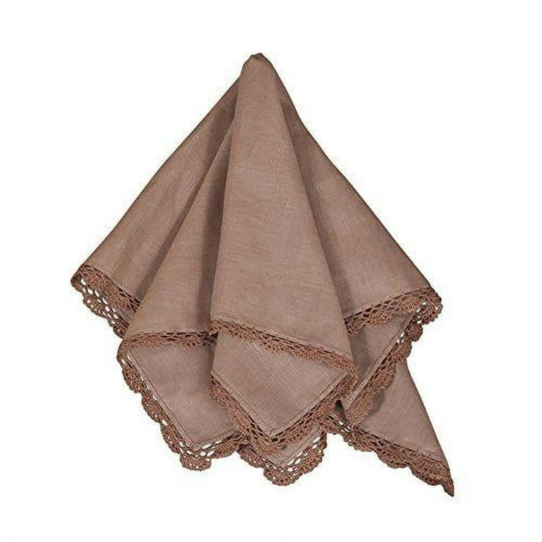 https://i5.walmartimages.com/seo/Fennco-Styles-Le-Crochet-Lace-Design-Cotton-Linen-20-x-Inch-Cloth-Napkin-Set-4-Chocolate-Color-Dinner-Napkins-Dining-Table-Banquets-Family-Parties-Sp_0dcd3f63-42b6-4039-b837-8eace134f953.cebfc1d98fded27a328965fec7a9a7fe.jpeg?odnHeight=768&odnWidth=768&odnBg=FFFFFF