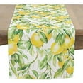 thumbnail image 1 of Fennco Styles Lemon Printed Table Runner, 1 of 4
