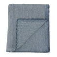 thumbnail image 1 of Fennco Styles Luxury Cotton Knit Whipstitch 50 x 60 Inch Throw, 1 of 11