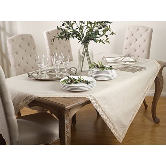 Fennco Styles Marie Thérèse Classic Design Tablecloth (80" Square)