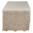 thumbnail image 1 of Fennco Styles Matilda Collection Classic Embroidered Stonewashed Pure Linen 16 x 72 Inch Table Runner â€“ Natural Table Runner for Banquets, Wedding, Special Events and Home D?cor, 1 of 5