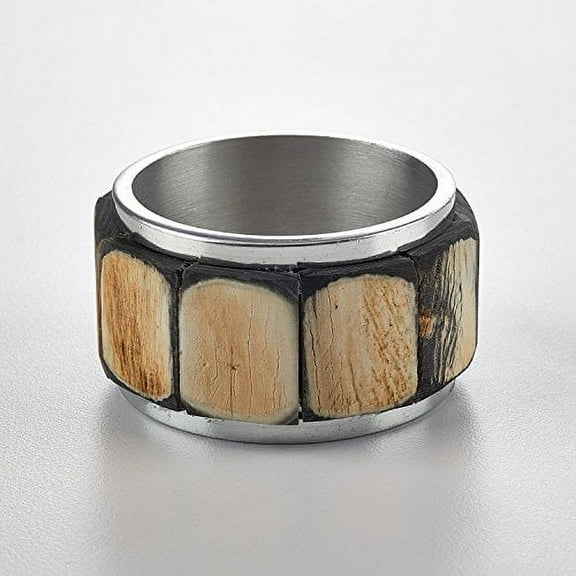 Fennco Styles Menagere De Fete Horn Design Napkin Ring - Set of 4