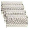 thumbnail image 1 of Fennco Styles Modern Kantha Stitch Design 100% Cotton Table Placemats 13 x 19 Inch, Set of 4 - Grey Table Mats for Everyday Use, Dining Room Décor, Family Gathering and Special Occasion, 1 of 4