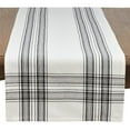 thumbnail image 1 of Fennco Styles Modern Plaid 100% Cotton Table Runner 16" W x 72" L - Black Table Cover for Everyday Use, Dining Table Décor, Banquet, Family Gathering and Special Occasio, 1 of 3