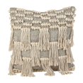 thumbnail image 1 of Fennco Styles Moroccan Wedding Blanket Style Design Fringe Cotton Down Filled Throw Pillow (Style 3), 1 of 2