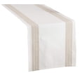 thumbnail image 1 of Fennco Styles Multi Linge Printed Striped Design Cotton Table Runner, 1 of 8