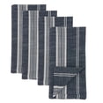 thumbnail image 1 of Fennco Styles Neutral Classic Multi Striped 100% Cotton Napkins 20x20 Inch, Navy Blue, 1 of 4