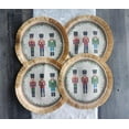 thumbnail image 1 of Fennco Styles Nutcracker Fringe Holiday Placemats 13" Round, Set of 4 - Multicolored Soldier Print Festive Table Mats for Christmas Décor, Banquet, Family Gathering and Special Events, 1 of 9