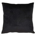 thumbnail image 1 of Fennco Styles Pinsonic Velvet Decorative Throw Pillow 18" W x 18" L - Black Square Cushion for Home, Couch, Bedroom, Living Room and Office Décor, 1 of 4