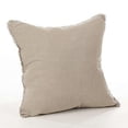 thumbnail image 1 of Fennco Styles Pomponin Collection Pompom Design Down Filled 100% Linen Decorative Throw Pillow 20" W x 20" L, 1 of 4