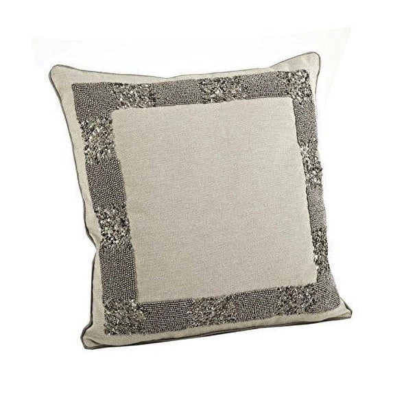 Fennco Styles Posh Beaded Decorative Throw Pillow