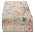 thumbnail image 1 of Fennco Styles Primavera Collection Printed Floral Design 100% Linen Table Runner, 1 of 10