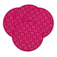 thumbnail image 1 of Fennco Styles Provato Collection Contemporary Floral Cutwork Felt 15" Round Table Mats, Set of 4, 1 of 13