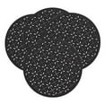thumbnail image 1 of Fennco Styles Provato Collection Contemporary Floral Cutwork Felt 15" Round Table Mats, Set of 4, 1 of 13