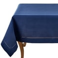 thumbnail image 1 of Fennco Styles Rochester Collection Classic Hemstitched Border 70 x 120 Inch Solid Color Tablecloth, 1 of 3