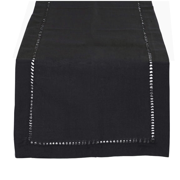 Fennco Styles Rochester Collection Classic Hemstitched Solid Color Daily Use Table Linens