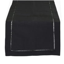 Fennco Styles Rochester Collection Classic Hemstitched Solid Color Daily Use Table Linens