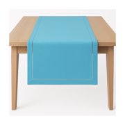 Fennco Styles Rochester Collection Classic Hemstitched Solid Color Daily Use Table Linens