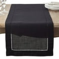 thumbnail image 1 of Fennco Styles Rochester Collection Table Runner with Hemstitched Border (16"x120" Table Runner), 1 of 2