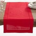 thumbnail image 1 of Fennco Styles Rochester Collection with Hemstitched Border Table Runner - Linen-Cotton - 3 Sizes (16"X72"), 1 of 1