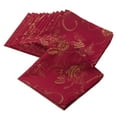 thumbnail image 1 of Fennco Styles Royal de Noel Jacquard Holiday Christmas Dinner Napkins - 20" Square-Set of 4 (Red), 1 of 1
