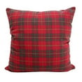 thumbnail image 1 of Fennco Styles Rustic Tartan Plaid Cotton Decorative Throw Pillow 18" W x 18" L - Red Plaid Cushion for Christmas, Couch, Home, Farmhouse and Office Décor, 1 of 6