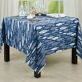 thumbnail image 1 of Fennco Styles Sea Fish Print Coastal Tablecloth 65" W x 140" L - Navy Blue Sea Life Rectangle Table Cover for Home, Dining Table Décor, Banquets, Family Gatherings, Everyday Use and Special Occasions, 1 of 1