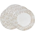 thumbnail image 1 of Fennco Styles Seashells Embellished Charger Plates 13" Round, Set of 4 - Natural Charger Plate for Home, Nautical Décor, Coastal Events, and Beach-themed Parties, 1 of 4