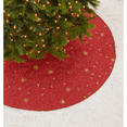 thumbnail image 1 of Fennco Styles Sequins Burgundy 72" Tree Skirt, 1 of 4