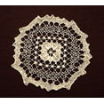 thumbnail image 1 of Fennco Styles Set of 4 Handmade Tuscany Lace Cotton Coaster Doilies, 2 Colors, 1 of 1