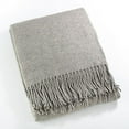 thumbnail image 1 of Fennco Styles Sevan Collection Classic Design Wool Blend Throw Blanket, 1 of 2
