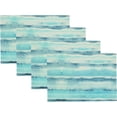 thumbnail image 1 of Fennco Styles Soft Watercolor Design Placemats 14 x 20 Inch, Set of 4 – Blue Table Mats for Home Décor, Dining Table, Banquets, Holidays and Special Events, 1 of 4