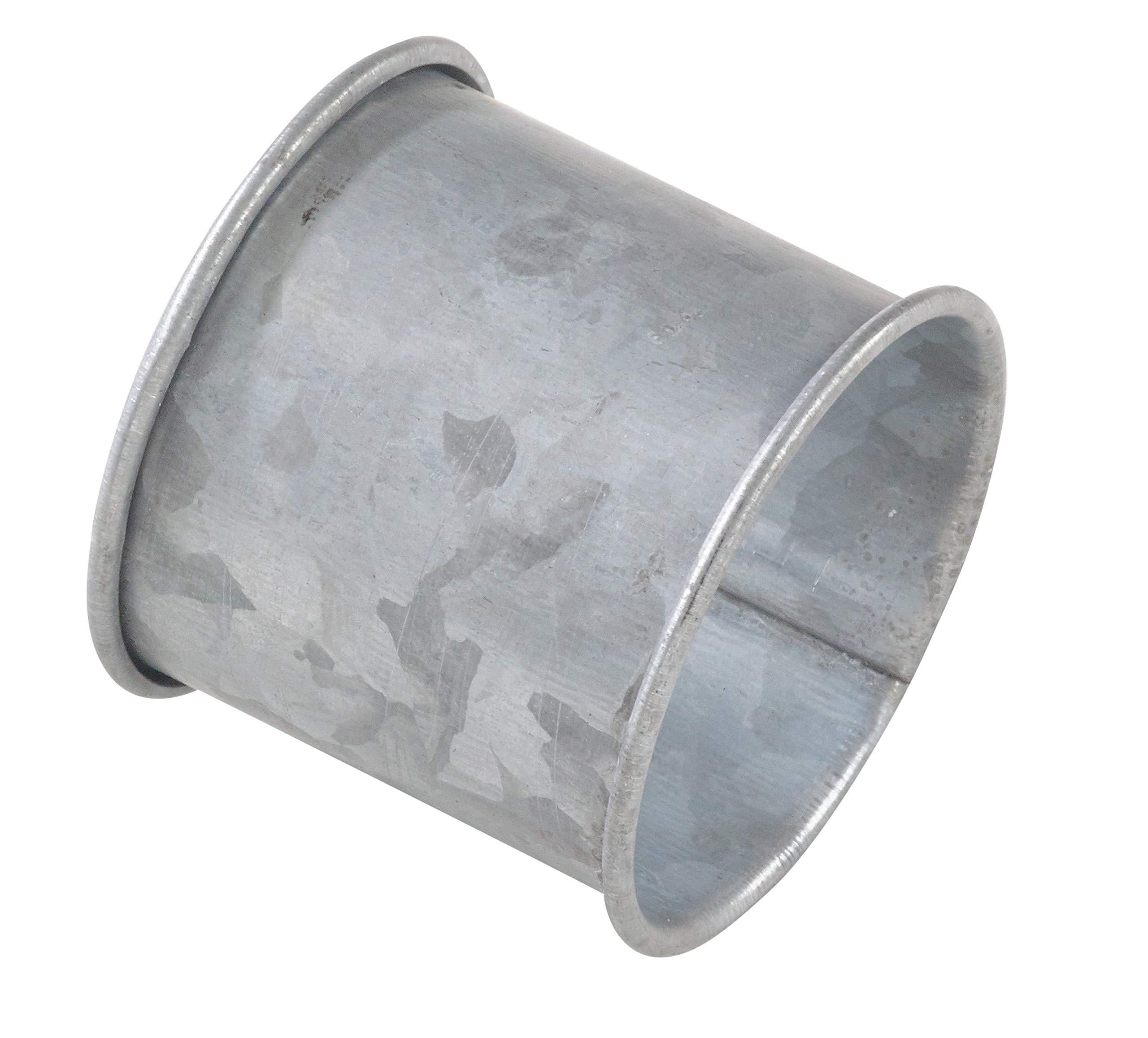 Galvanized Rings Fennco Styles Sousplat Collection Farmhouse Galvanized Metal Napkin ...