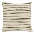 thumbnail image 1 of Fennco Styles Striped Weave Design Decorative Throw Pillow Cover 22" W x 22" L – Multicolored Cushion Case for Home, Couch, Bedroom, Living Room and Office Décor, 1 of 9