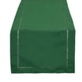 thumbnail image 1 of Fennco Styles Stylish Solid Color with Hemstitched Border Table Runner (Emerald, 14"x120" Table Runner), 1 of 2