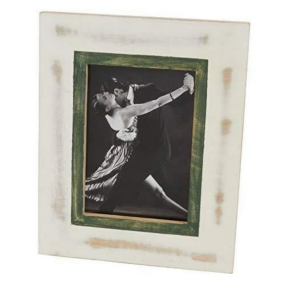 Fennco Styles Tabletop Decorative Wooden Photo Frame with Distressed Design
