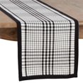 thumbnail image 1 of Fennco Styles Timeless Plaid with Banded Edge Design 100% Cotton Table Runner 16 x 72 Inch, 1 of 3