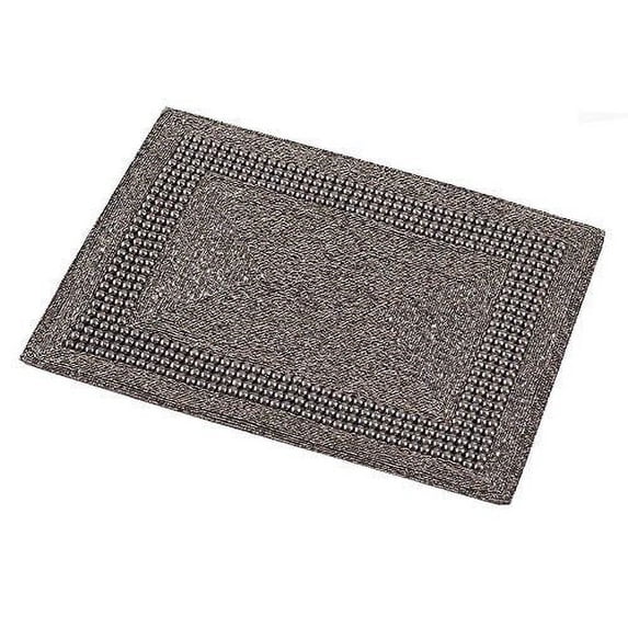 Fennco Styles Tullia Handmade Beaded Design Placemat - 1-Piece - 13"x18"