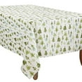 thumbnail image 1 of Fennco Styles Winter Forest Trees Christmas Tablecloth 65" W x 104" L - Green Festive Table Cover for Home, Dining Room, Holiday Décor, Banquets, Holiday and Special Events, 1 of 5