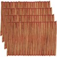 thumbnail image 1 of Fennco Styles Woven Chic Texture Water Hyacinth Placemats 14 x 20 Inch, Set of 4 - Orange Table Mats for Home Décor, Dining Table, Banquets, Holiday and Special Events, 1 of 4