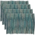 thumbnail image 1 of Fennco Styles Woven Chic Texture Water Hyacinth Placemats 14 x 20 Inch, Set of 4 - Turquoise Table Mats for Home Décor, Dining Table, Banquets, Holiday and Special Events, 1 of 4