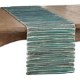 thumbnail image 1 of Fennco Styles Woven Chic Texture Water Hyacinth Table Runner 14 x 72 Inch - Turquoise Table Cover for Home Décor, Dining Table, Banquets, Holiday and Special Events, 1 of 4