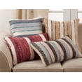 thumbnail image 1 of Fennco Styles Woven Chindi Striped Fringe 100% Cotton Collection, 1 of 8