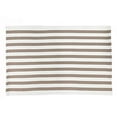 thumbnail image 1 of Fennco Styles Woven Classic Striped Area Rug 24"W x 36"L - Coffee Cotton Blend Carpet Indoor Outdoor Floor Mat for Living Room, Entryway, Bedroom and Floor Décor, 1 of 5