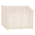 thumbnail image 1 of Fennco Styles Woven Textured Table Placemats 14" W x 20" L, Set of 4 - Pink Rectangular Table Mats for Home, Dining Room Décor, Banquets, Family Gathering and Special Occasions, 1 of 4
