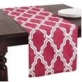 thumbnail image 1 of Fennco Styles Yasmina Moroccan Linen-cotton Table Runner 16 x 72 Inch - Geometric Table Cover for Home Decor, Dining Room, Banquets, Everyday Use and Special Occasion, 1 of 4