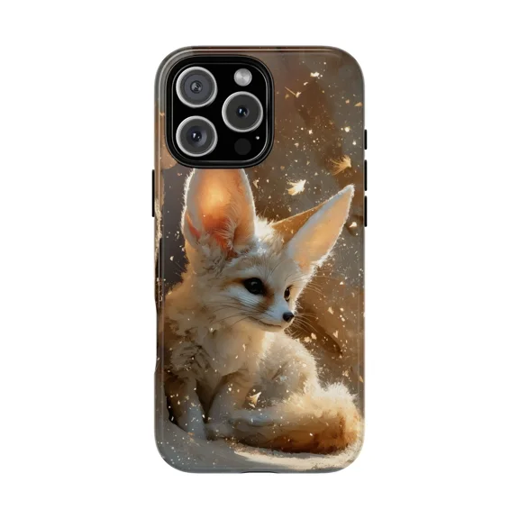 Fennec Fox Desert Twilight Scene Case for iPhone 17 through 11 Pro Max